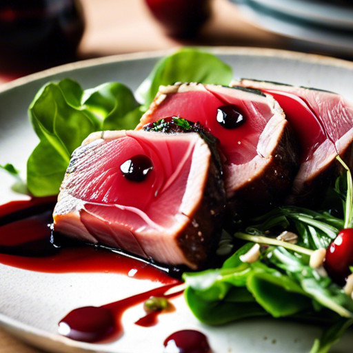 Homemade dish Tuna with cherries 94057