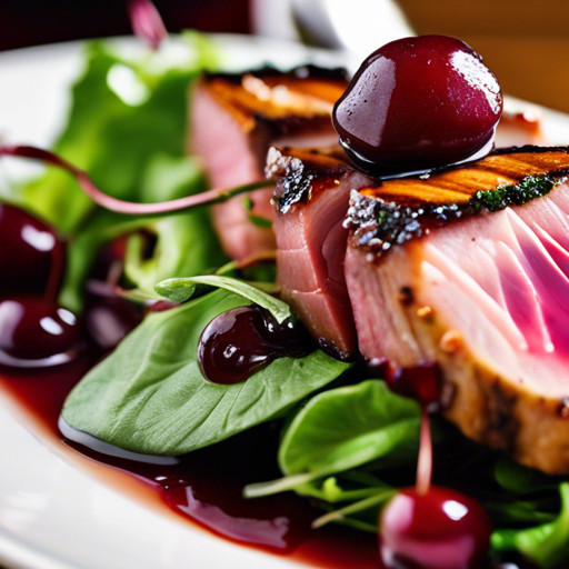 Homemade dish Tuna with cherries 94056